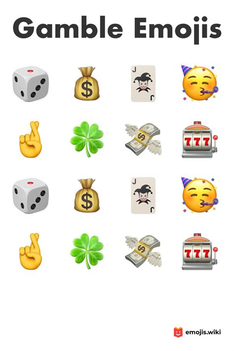 emoji gambling|Gamble Emojis Collection — Copy & Paste!.